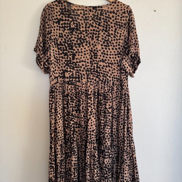 Osei Duro Layer dress in snakebite size L - Picture 4 of 9